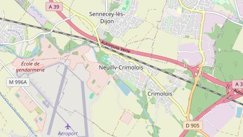 Carte de localisation de l'évènement