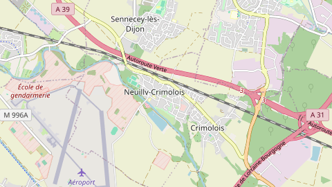 Carte de localisation de l'évènement