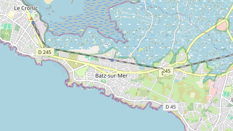 Carte de localisation de l'évènement