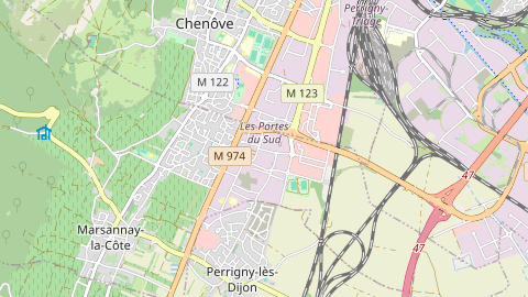 Carte de localisation de l'évènement