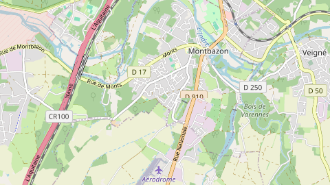 Carte de localisation de l'évènement