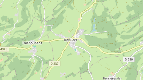 Carte de localisation de l'évènement