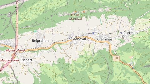 Carte de localisation de l'évènement