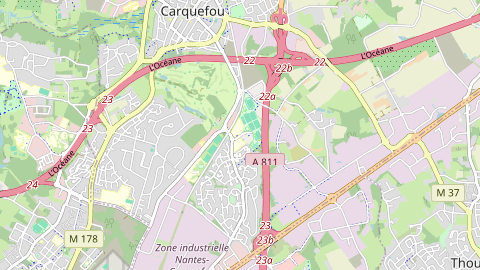 Carte de localisation de l'évènement