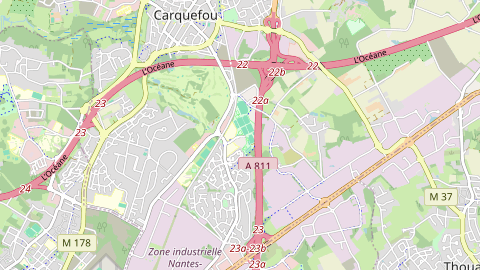 Carte de localisation de l'évènement