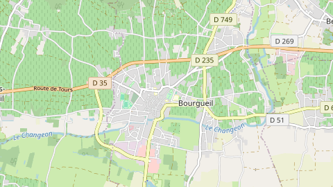 Carte de localisation de l'évènement