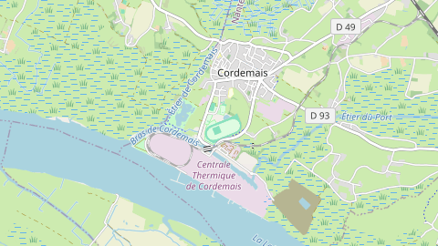 Carte de localisation de l'évènement