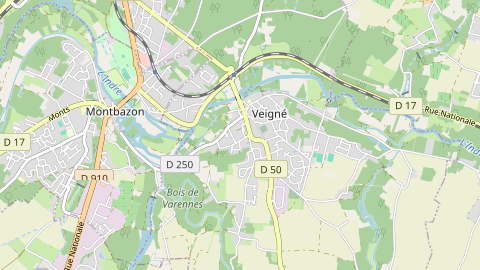 Carte de localisation de l'évènement