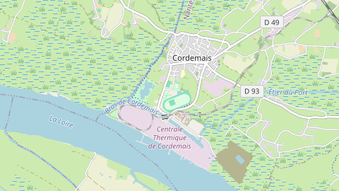 Carte de localisation de l'évènement