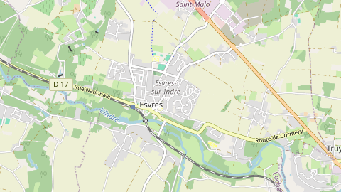 Carte de localisation de l'évènement