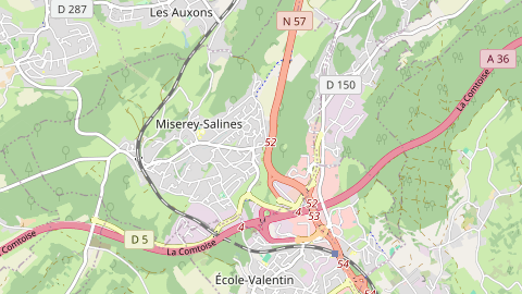 Carte de localisation de l'évènement