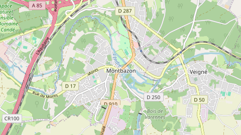 Carte de localisation de l'évènement