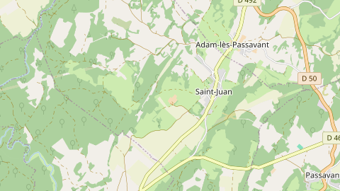 Carte de localisation de l'évènement