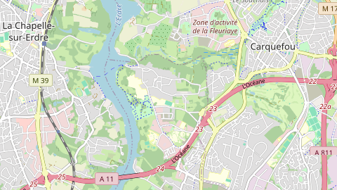 Carte de localisation de l'évènement