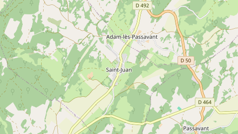 Carte de localisation de l'évènement