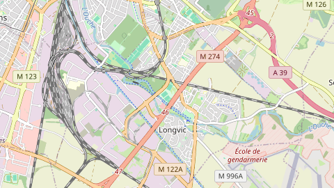 Carte de localisation de l'évènement