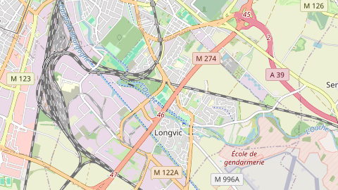 Carte de localisation de l'évènement