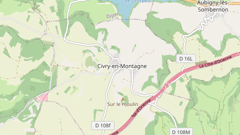 Carte de localisation de l'évènement