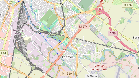Carte de localisation de l'évènement