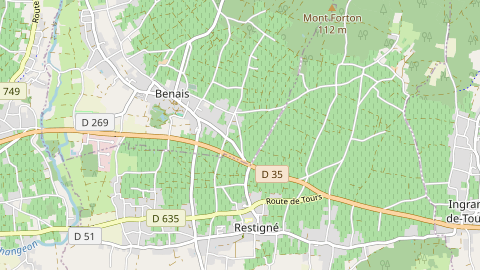 Carte de localisation de l'évènement