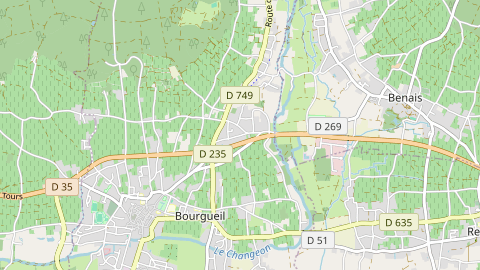 Carte de localisation de l'évènement