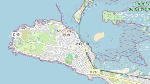 Carte de localisation de l'évènement