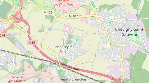 Carte de localisation de l'évènement