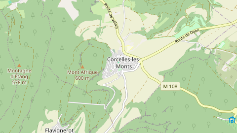 Carte de localisation de l'évènement