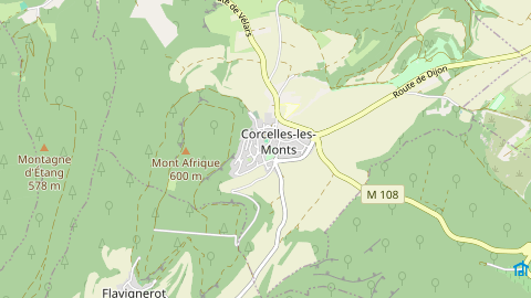 Carte de localisation de l'évènement