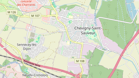 Carte de localisation de l'évènement
