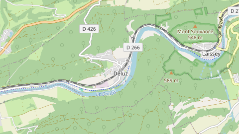 Carte de localisation de l'évènement