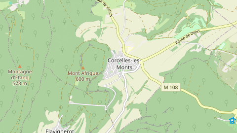 Carte de localisation de l'évènement