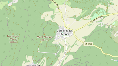 Carte de localisation de l'évènement