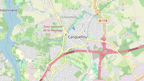 Carte de localisation de l'évènement