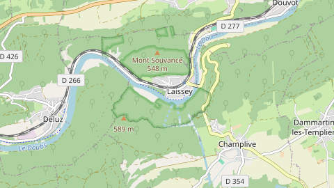 Carte de localisation de l'évènement