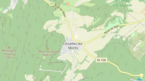 Carte de localisation de l'évènement