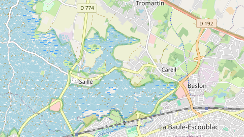 Carte de localisation de l'évènement