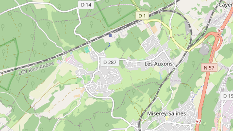 Carte de localisation de l'évènement