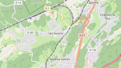 Carte de localisation de l'évènement