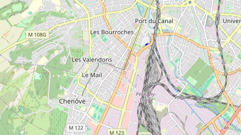 Carte de localisation de l'évènement