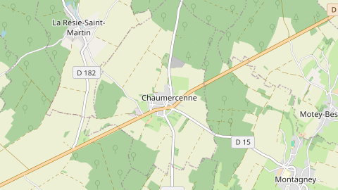 Carte de localisation de l'évènement