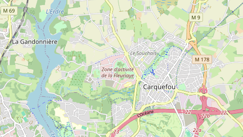 Carte de localisation de l'évènement