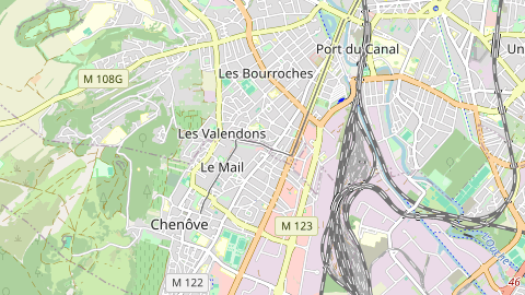 Carte de localisation de l'évènement