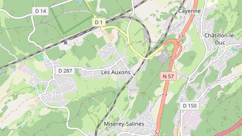 Carte de localisation de l'évènement