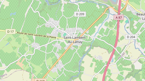 Carte de localisation de l'évènement