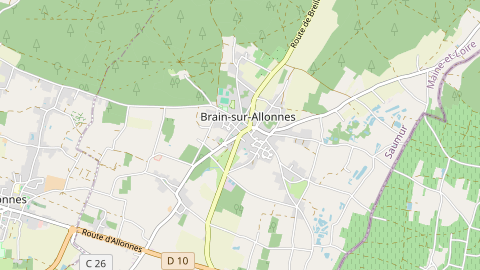 Carte de localisation de l'évènement