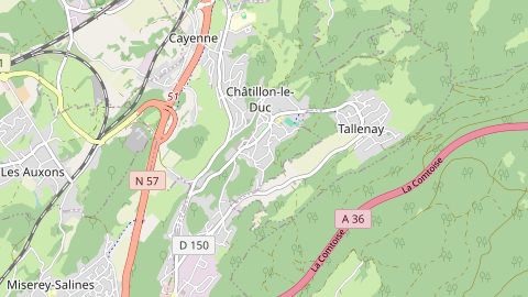 Carte de localisation de l'évènement