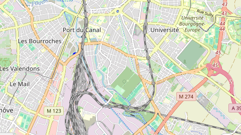 Carte de localisation de l'évènement