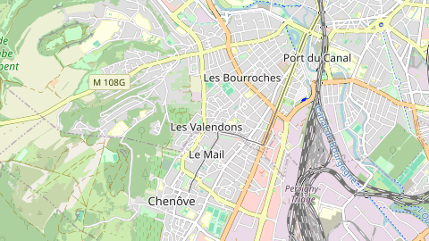 Carte de localisation de l'évènement