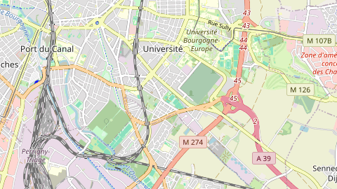 Carte de localisation de l'évènement
